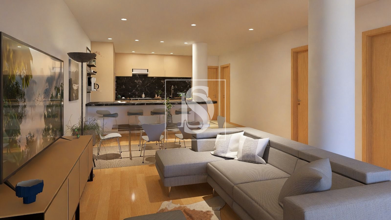 Apartamento T2+1